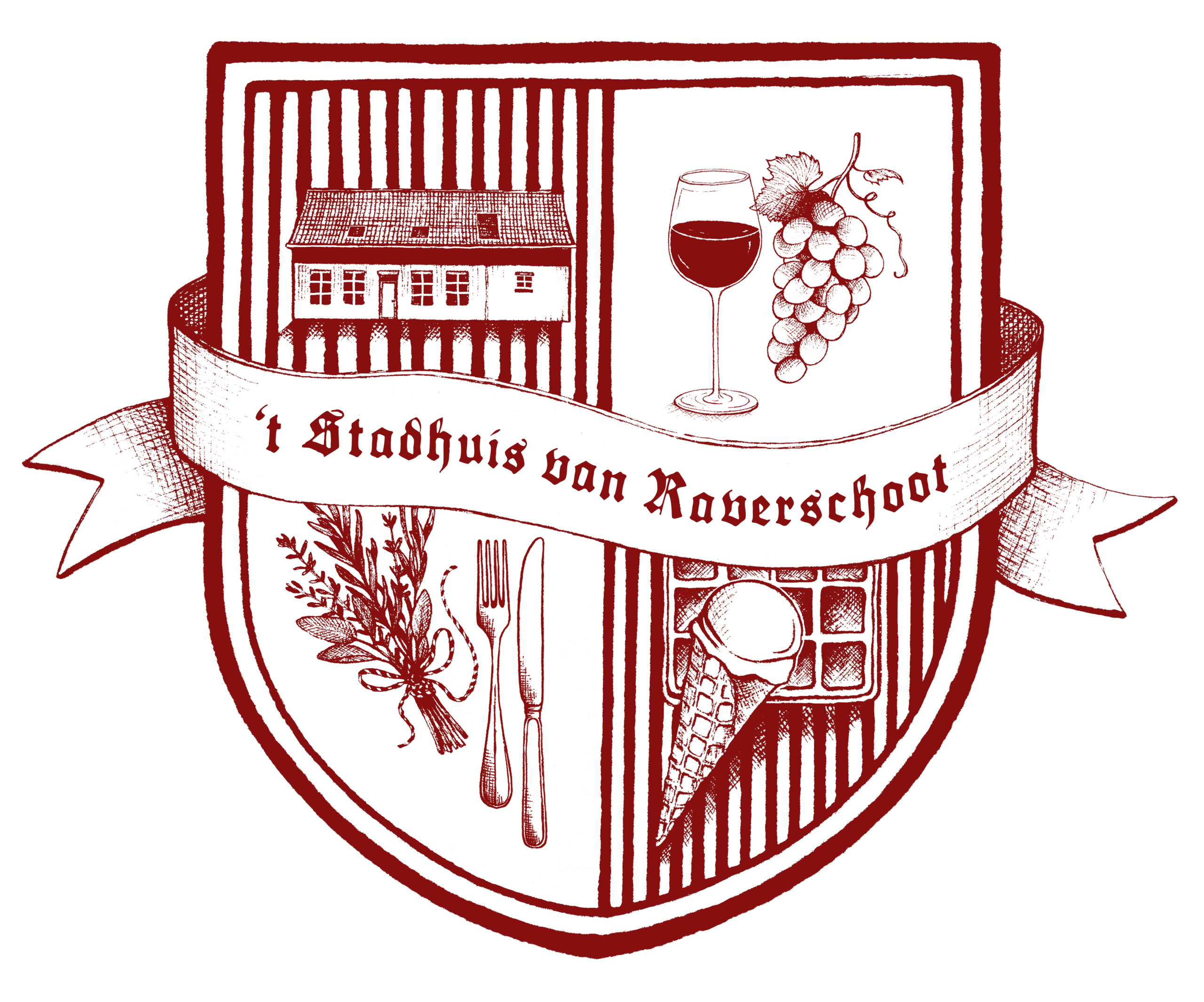 't Stadhuis van Raverschoot logo